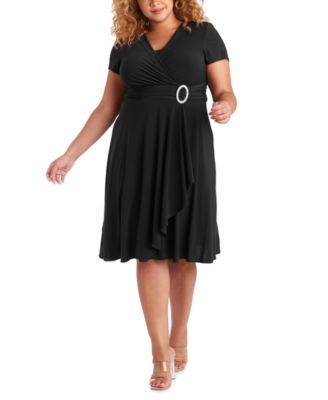 Plus Size Cascade Dress