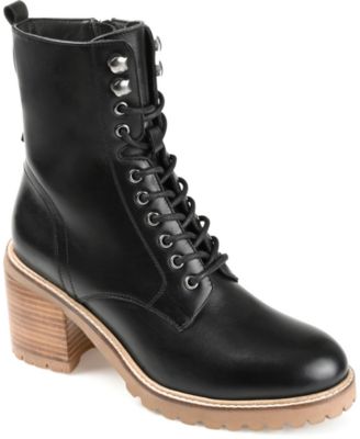 Women’s Malle Lace Up Lug Sole Combat Booties