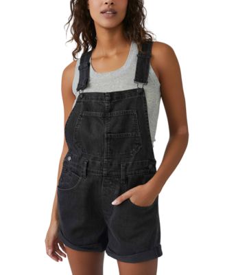 Women’s Ziggy Cotton Adjustable-Straps Shortalls