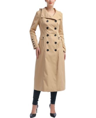 Women’s Elana Water Resistant Long Trench Coat