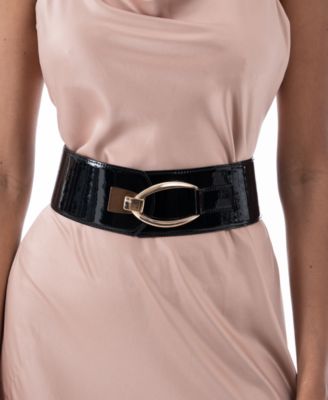 Women’s Interlocking Hook Stretch Belt, Created for Macy’s