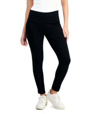 Petite Ponté-Knit Mid-Rise Pants, Petite & Petite Short, Created for Macy’s