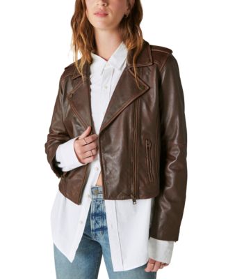 Women’s Classic Leather Moto Jacket