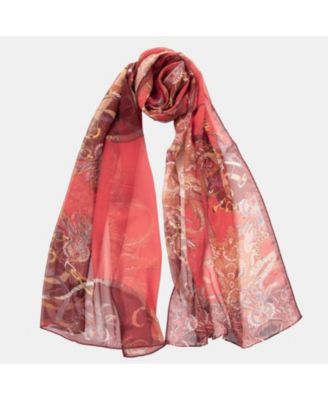 Alessandra – Long Sheer Silk Scarf for Women