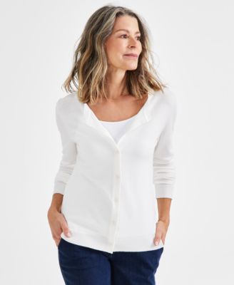 Petite Button-Up Cardigan, Created for Macy’s