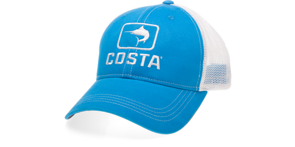 Costa Marlin Trucker Hat – Costa Blue/White