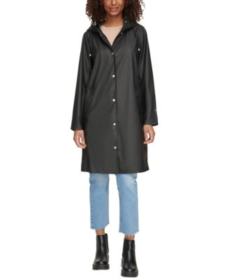 Women’s Long Hooded Rain Coat