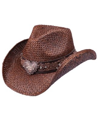 Flint Straw Heart Cowboy Hat