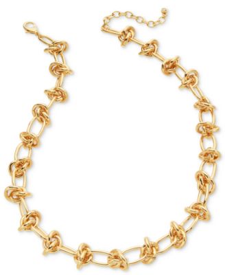 Clustered Link Collar Necklace, 17″ + 2″ extender, Created for Macy’s