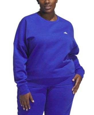 Plus Size Small Logo Crewneck Sweatshirt