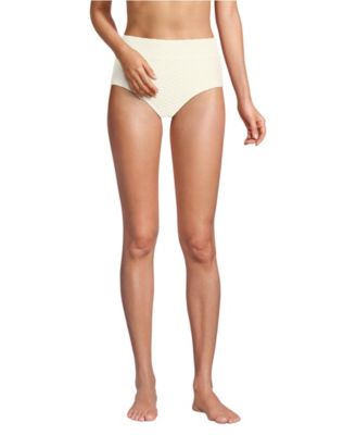 Women’s Texture High Waisted Bikini Swim Bottoms