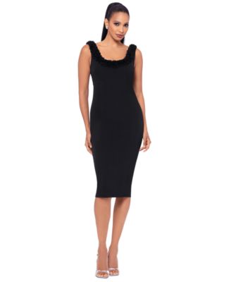 Women’s Ruffled Sheath Dress