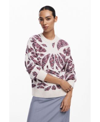 Women’s Leaf print sweater