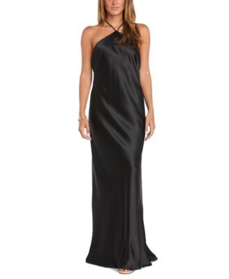 Juniors’ Halter-Neck Slip Dress