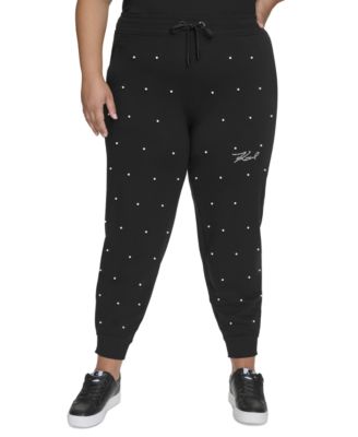 Plus Size Embellished Jogger Pants, Created for Macy’s