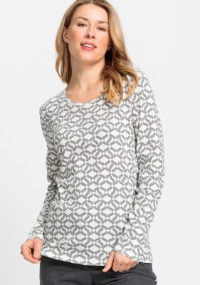 Women’s Long Sleeve Allover Print T-Shirt