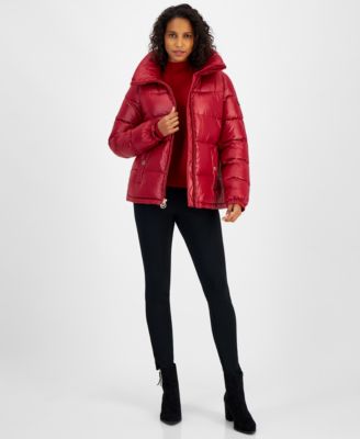 Women’s Hooded Puffer Coat, Created for Macy’s