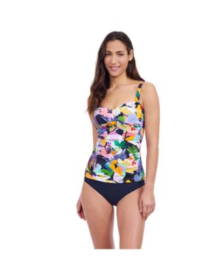 Women’s Holi Underwire D Cup Crisscross Tankini