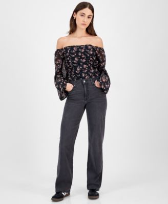 Women’s Alexa High-Rise Wide-Leg Jeans