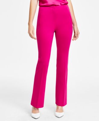 Women’s Compressor Fly-Front Flare-Leg Pants, Created for Macy’s