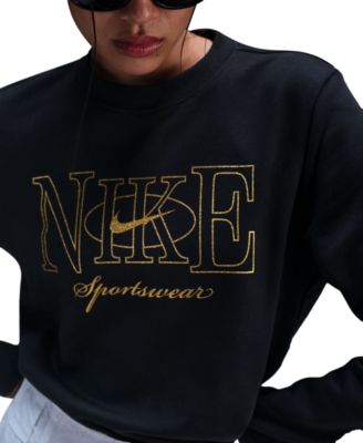 Women’s Sportswear Club Fleece Shine Crewneck Sweatshirt