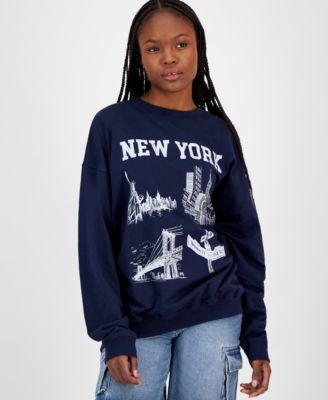 Juniors’ New York City Graphic Sweatshirt