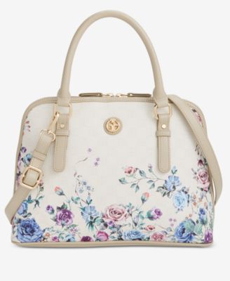 Winter Floral Medium Dome Satchel, Created for Macy’s