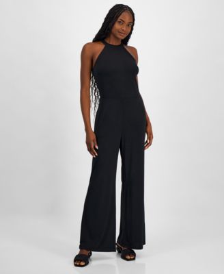 Women’s Halter Knit Jumpsuit, Exclusively at Macy’s