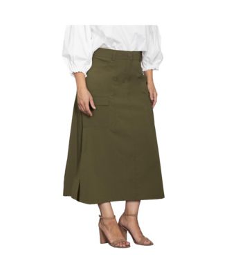 Women’s A-Line Cargo Pocket Skirt