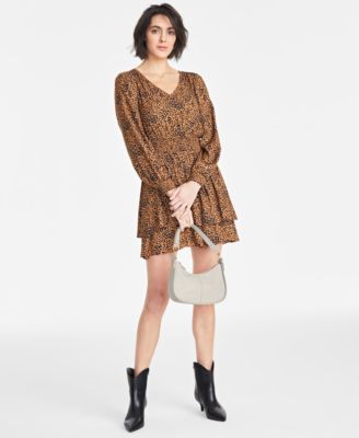 Tiered Dress, Western Booties & Handbag, Exclusively at Macy’s