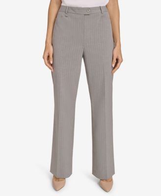 Women’s Pinstripe Straight-Leg Pants