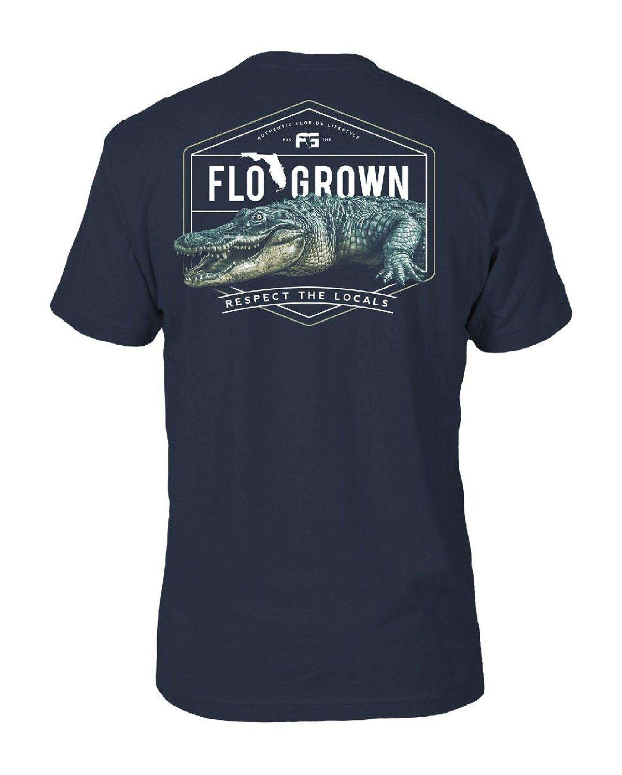 FloGrown Mens Local Gators Graphic T-Shirt