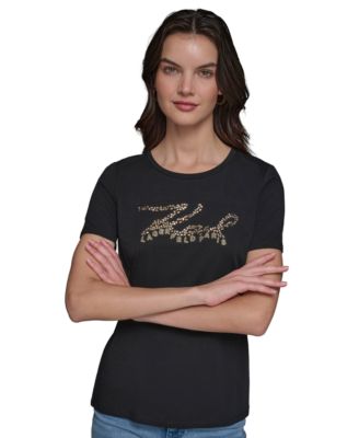 Women’s Embellished Script Logo T-Shirt