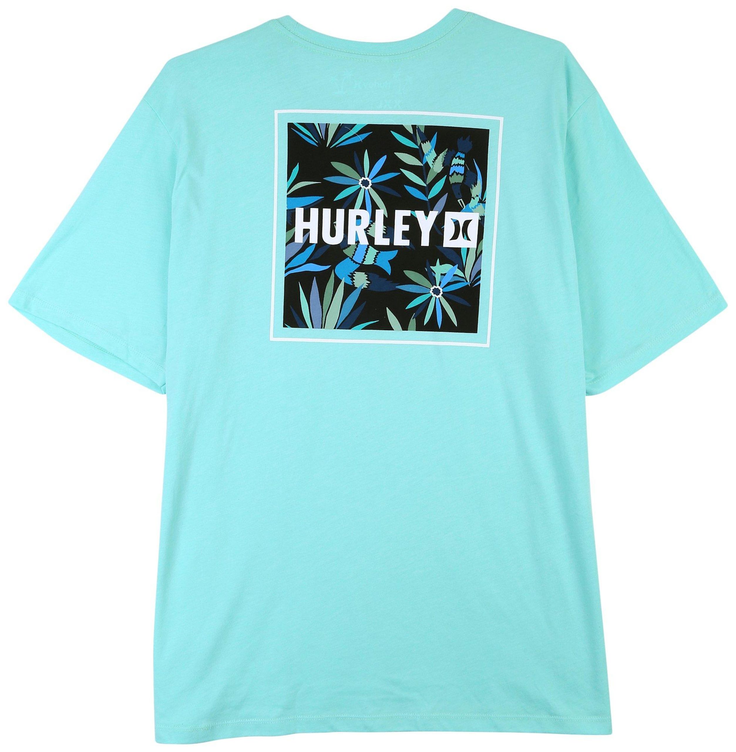 Hurley Mens Four Corners Everyday Graphic T-Shirt