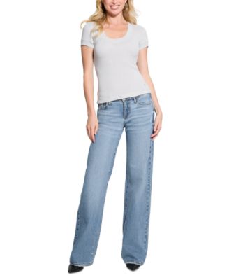 Women’s Low-Rise Slouchy-Fit Wide-Leg Jeans