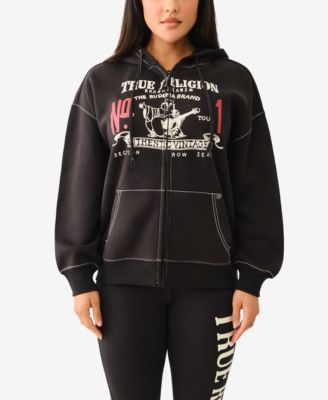 Women’s Retro Zip Hoodie Sweatshirt