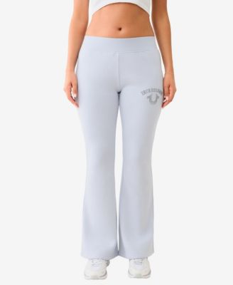 Women’s Crystal Logo Mid Rise Bootcut Pants