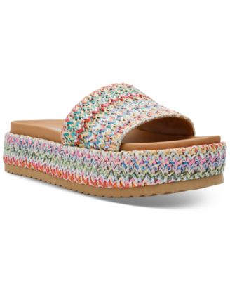 Women’s Scottie Raffia Flatform Sandals