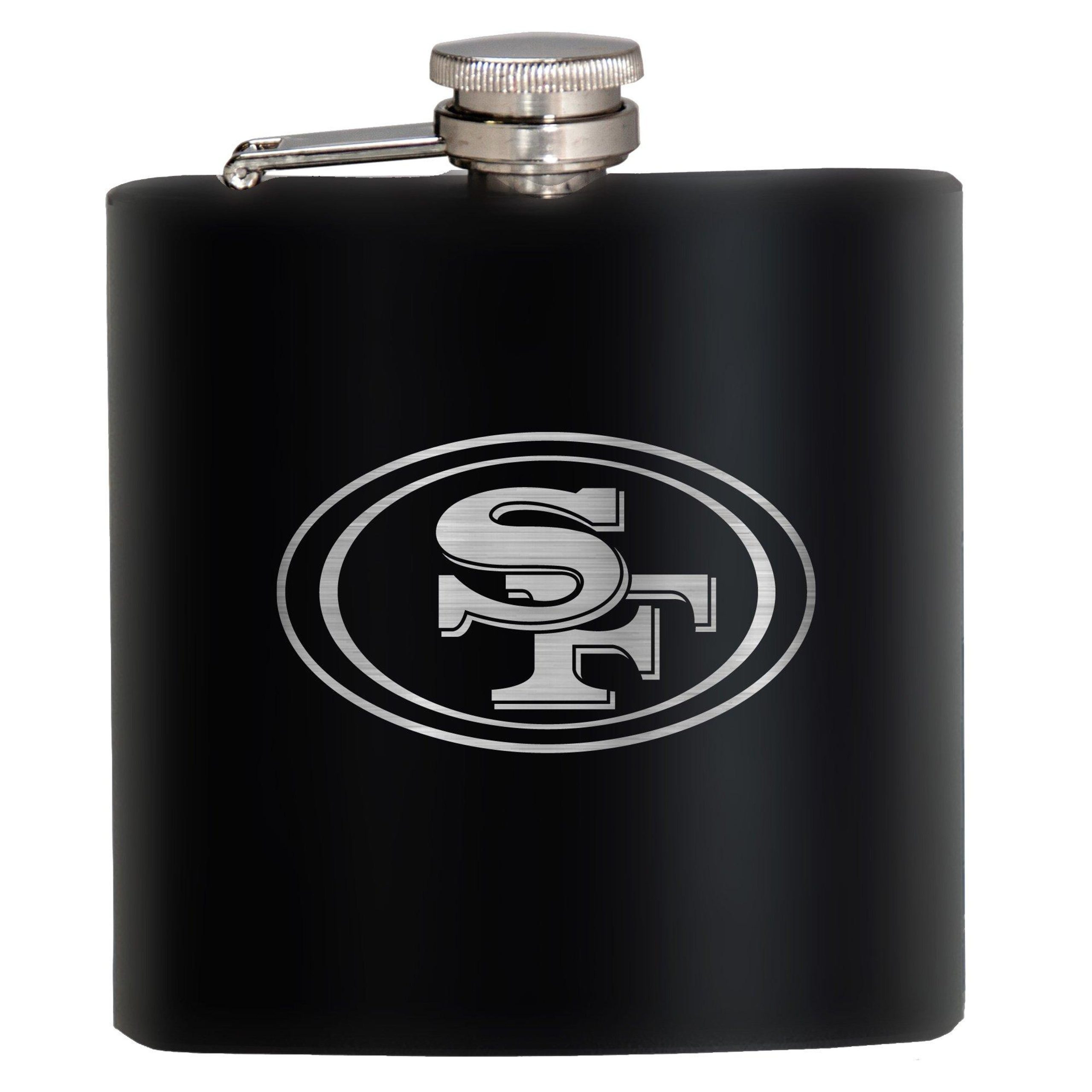 NFL San Francisco 49ers 6 Oz. Laser Etched Hip Flask