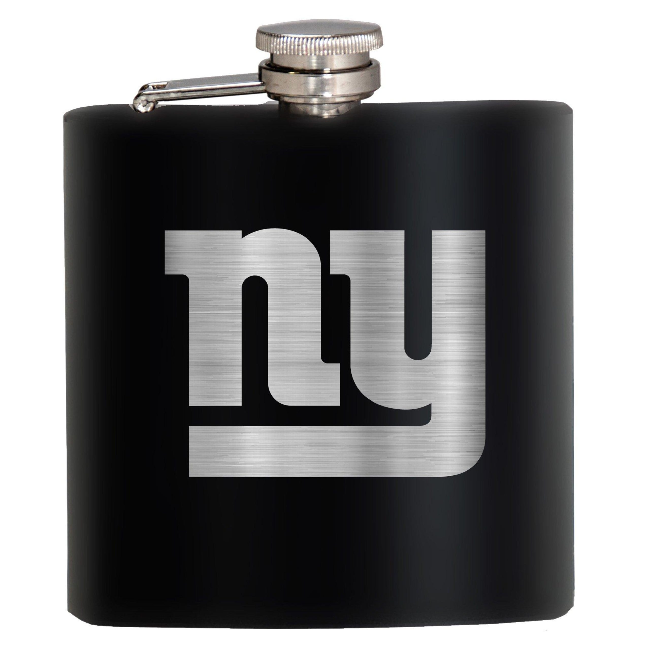 NFL New York Giants 6 Oz. Laser Etched Hip Flask