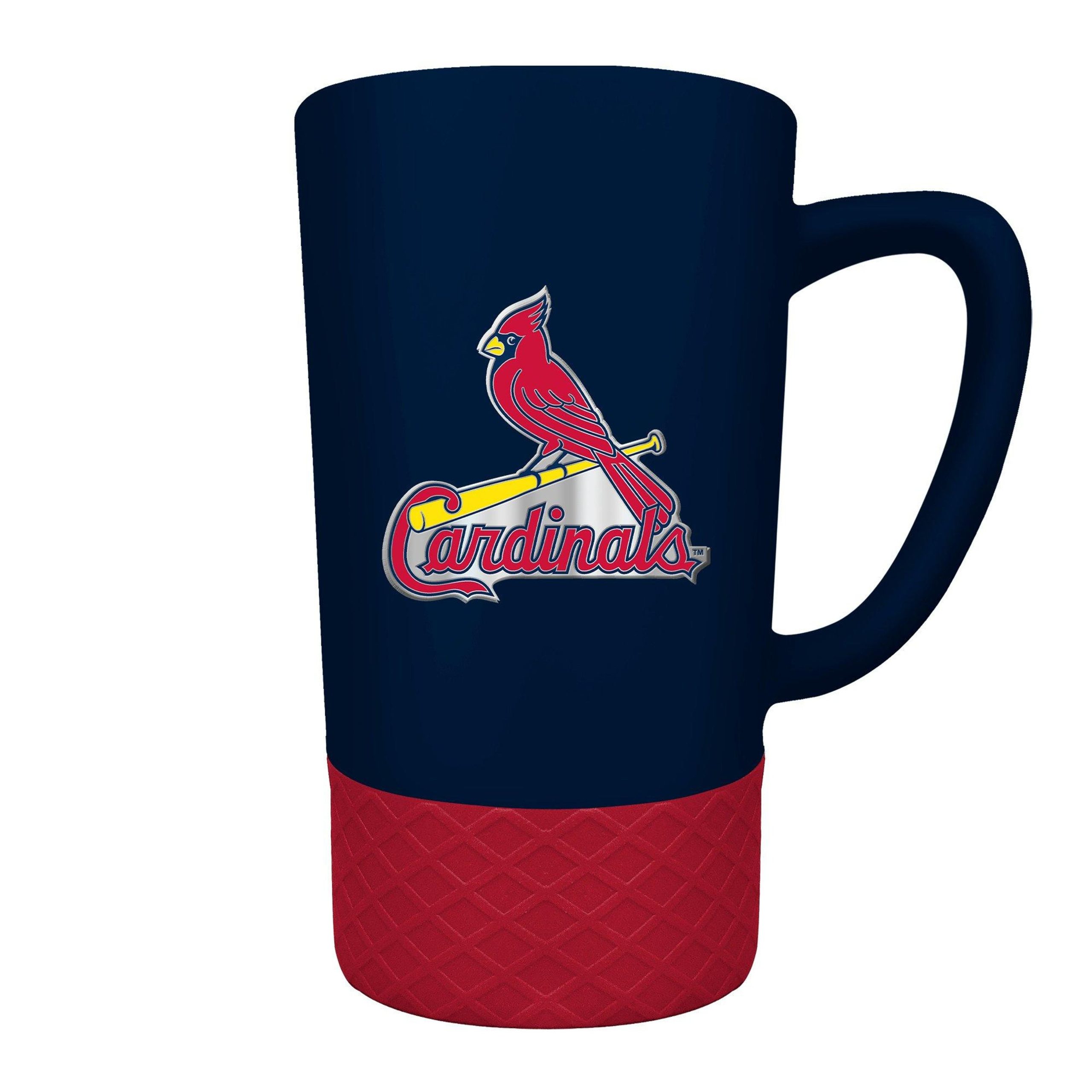 MLB St. Louis Cardinals 15oz Jump Ceramic Mug & Emblem