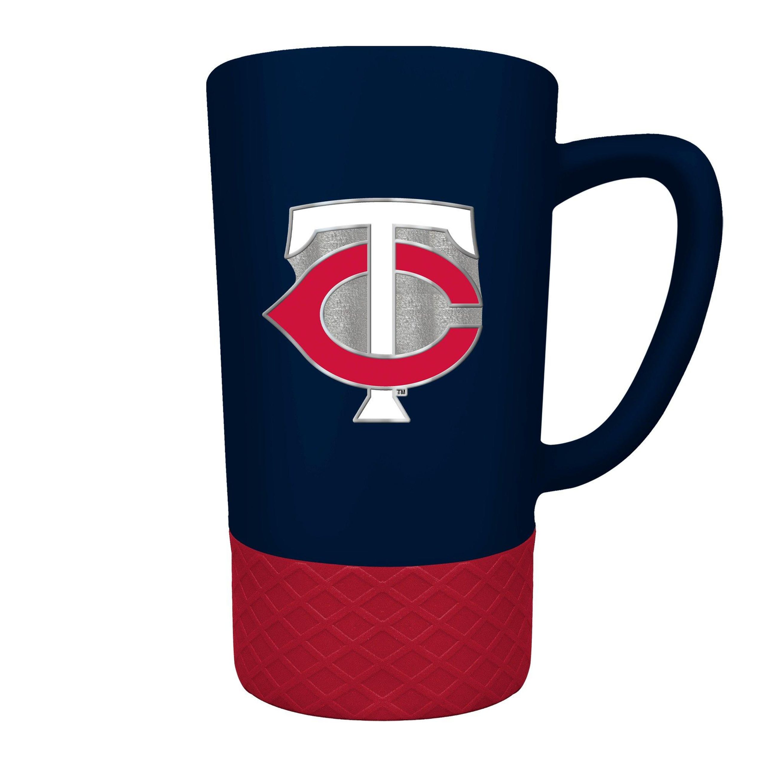 MLB Minnesota Twins 15oz Jump Ceramic Mug & Emblem