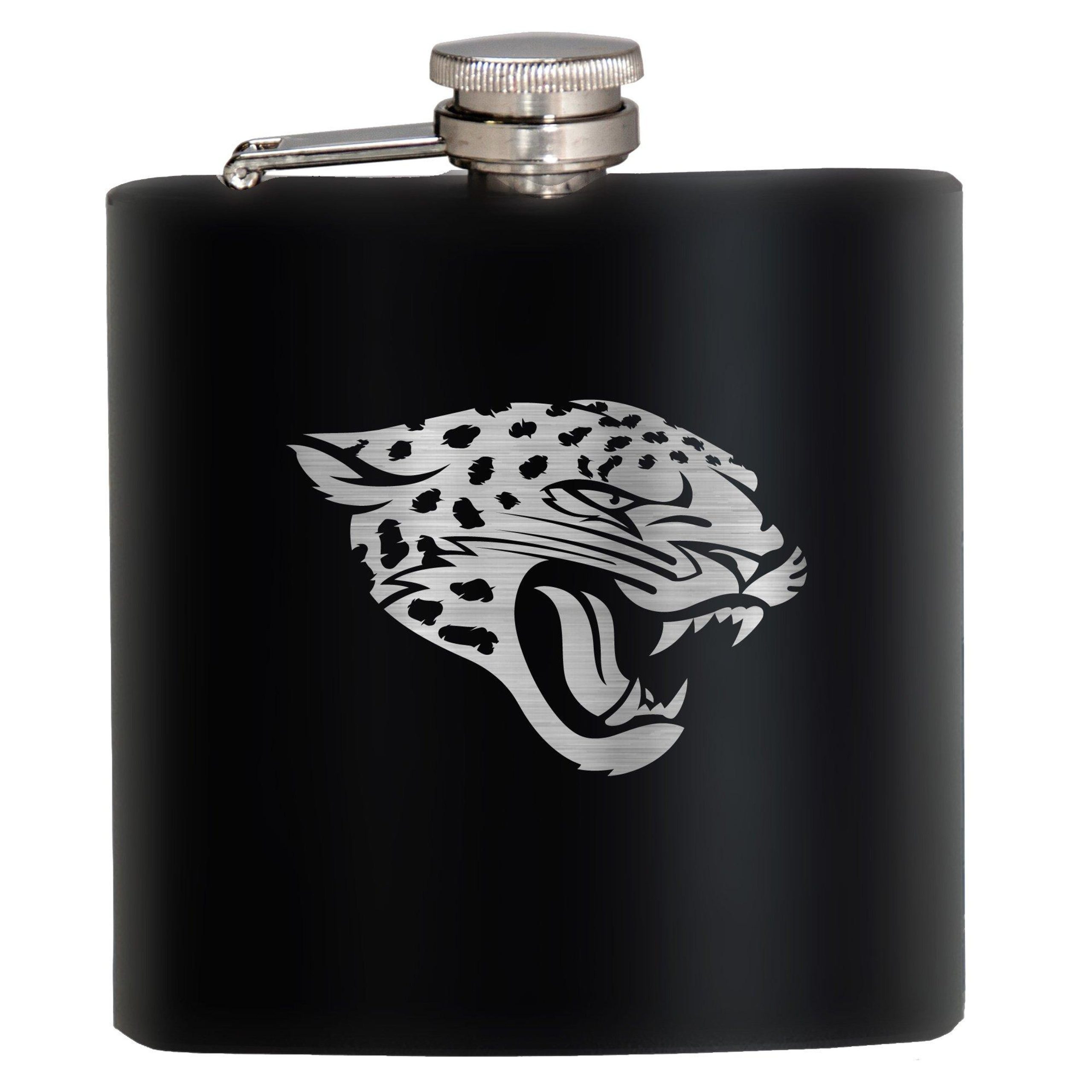 NFL Jacksonville Jaguars 6 Oz. Laser Etched Hip Flask