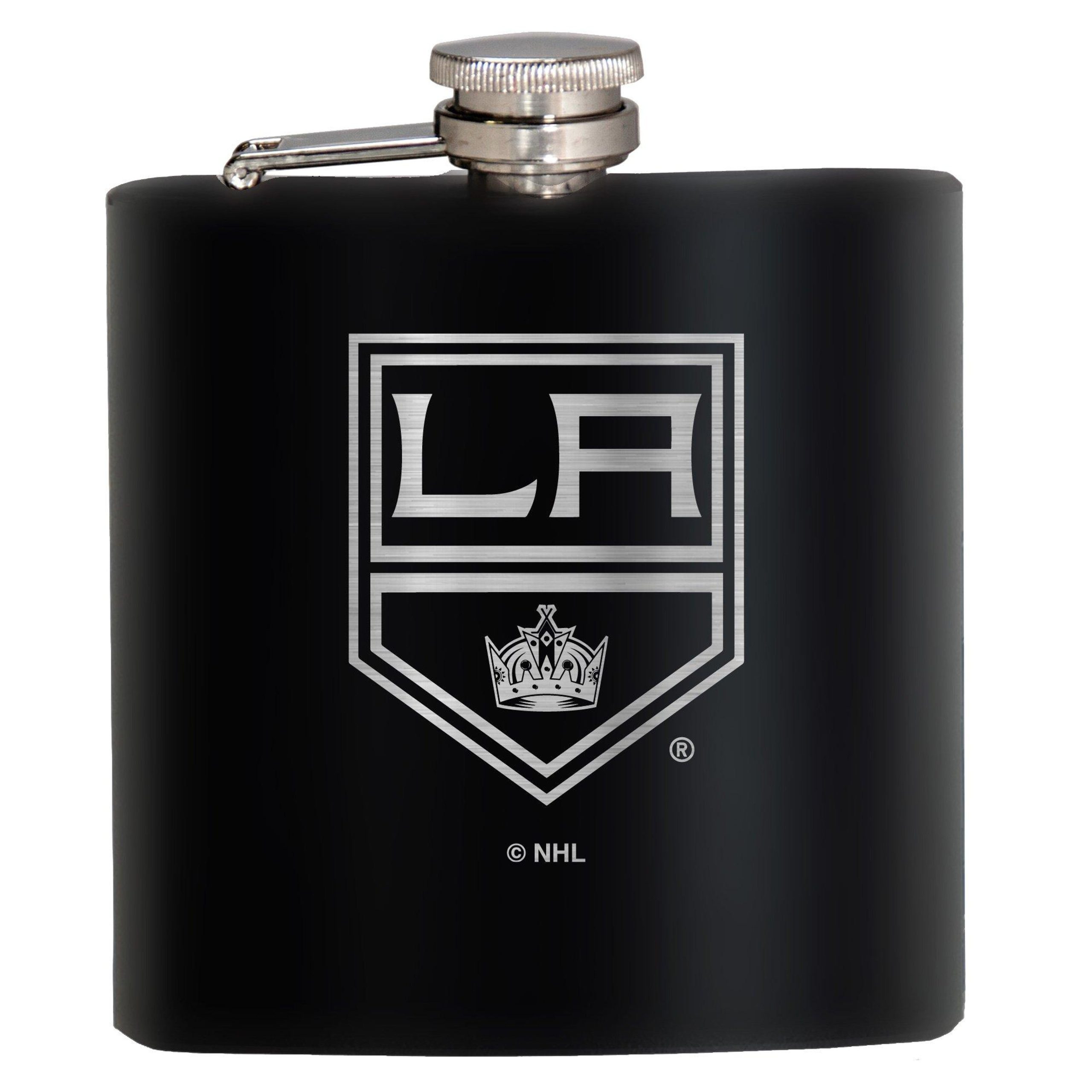 NHL Los Angeles Kings 6 Oz. Stealth Laser Etched Hip Flask