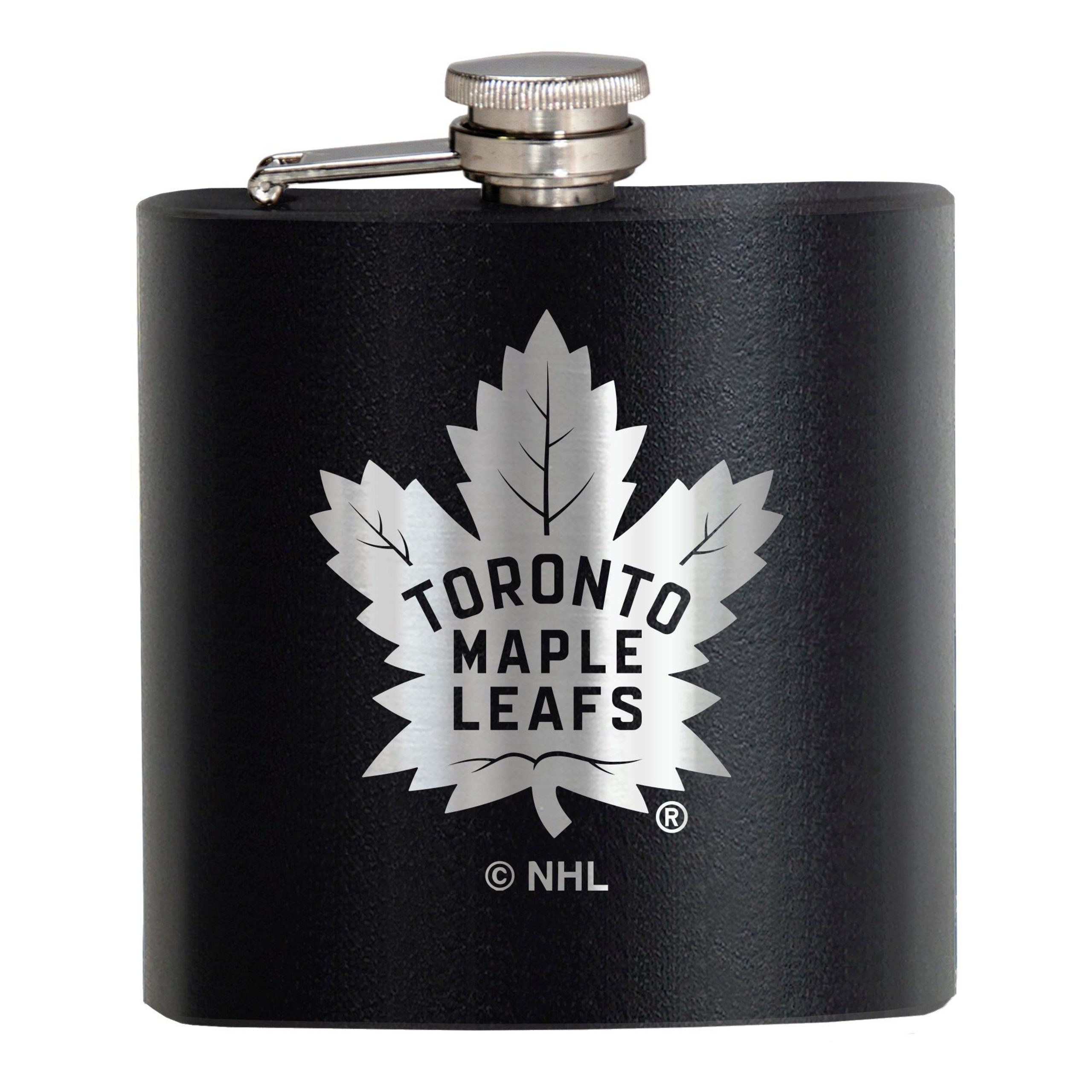 NHL Toronto Maple Leafs 6 Oz. Laser Etched Hip Flask