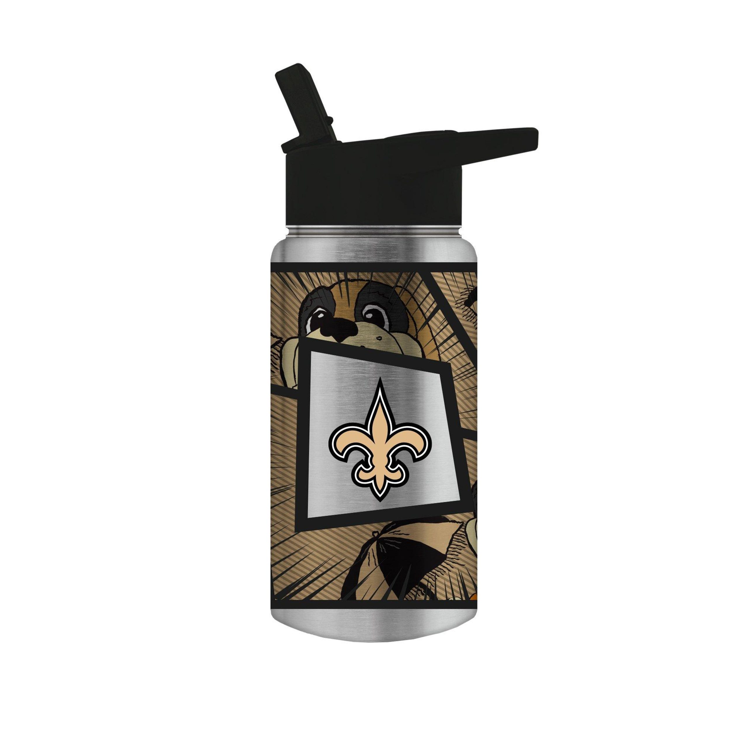 NFL New Orleans Saints 16 Oz. Mini Thirst Water Bottle