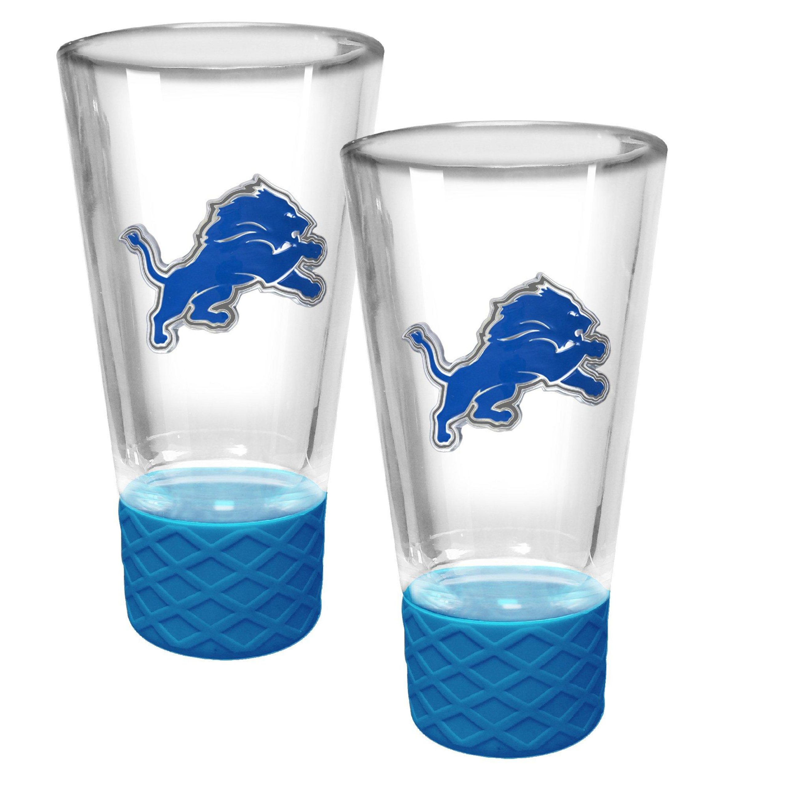 NFL Detroit Lions Set of 2 Oz. Glass Shot Glasses