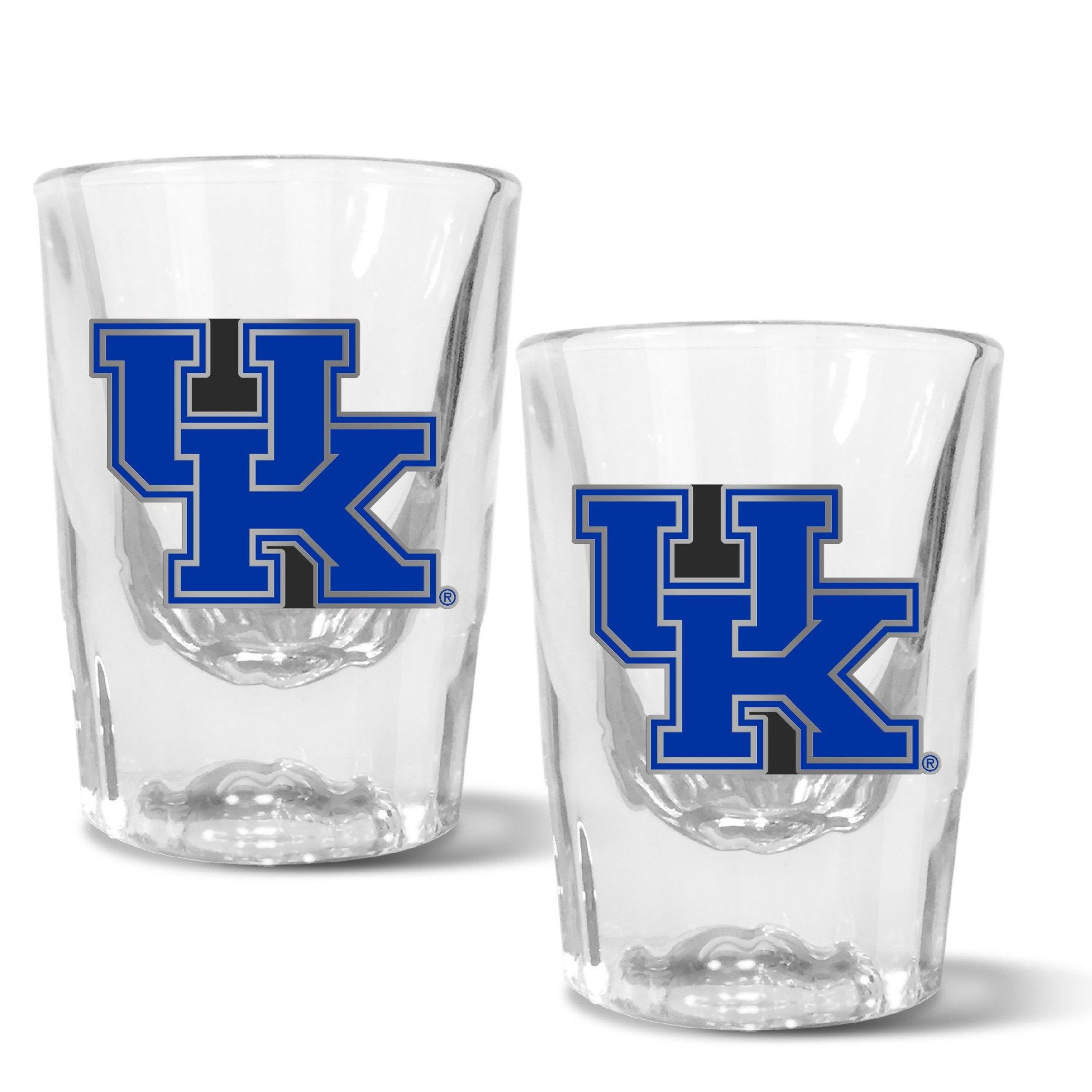 NCAA Kentucky Wildcats Set of 2 2 Oz. Prism Shot Glasses