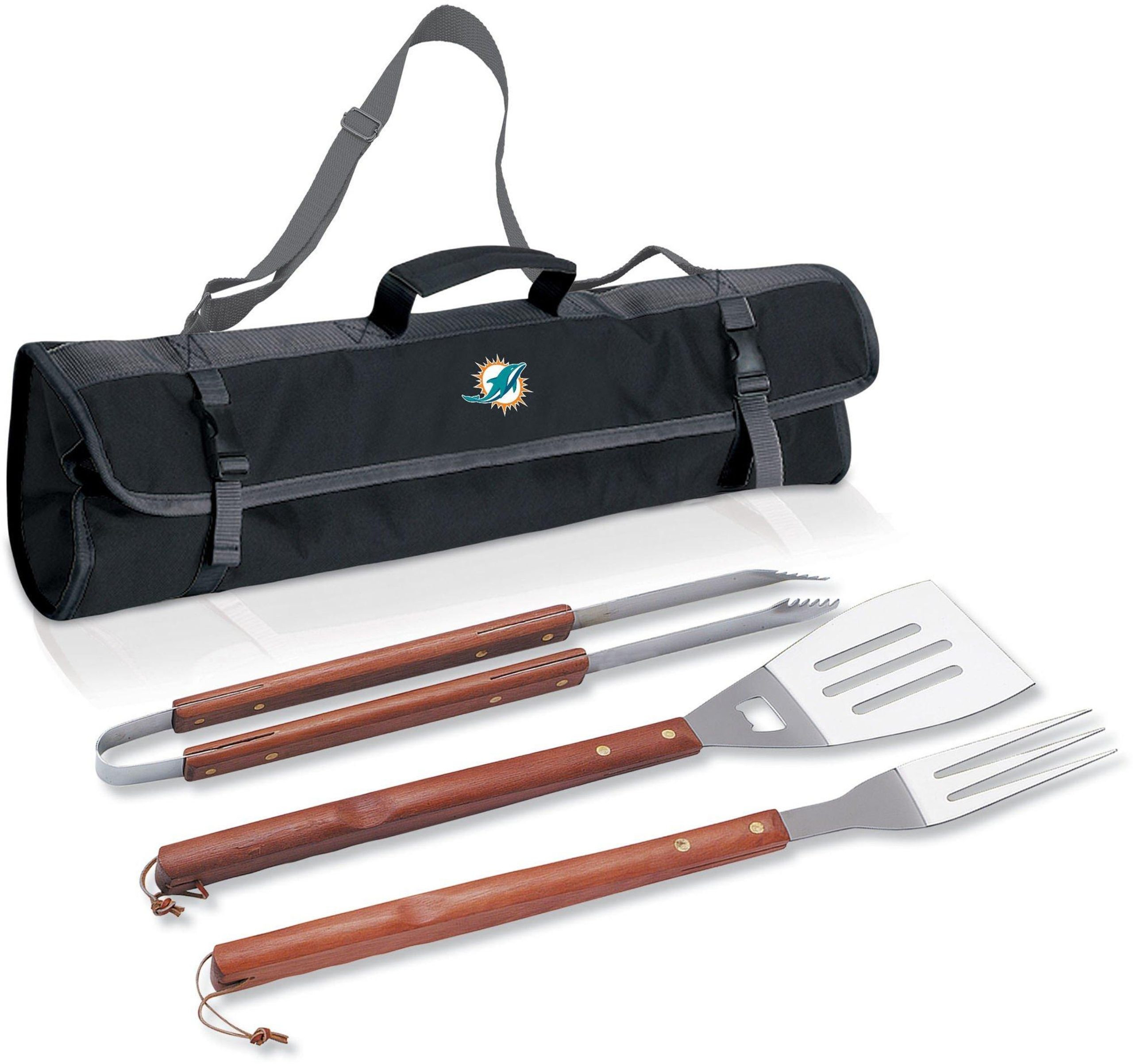 Miami Dolphins 3-pc. BBQ Tool Set by Picnic Time