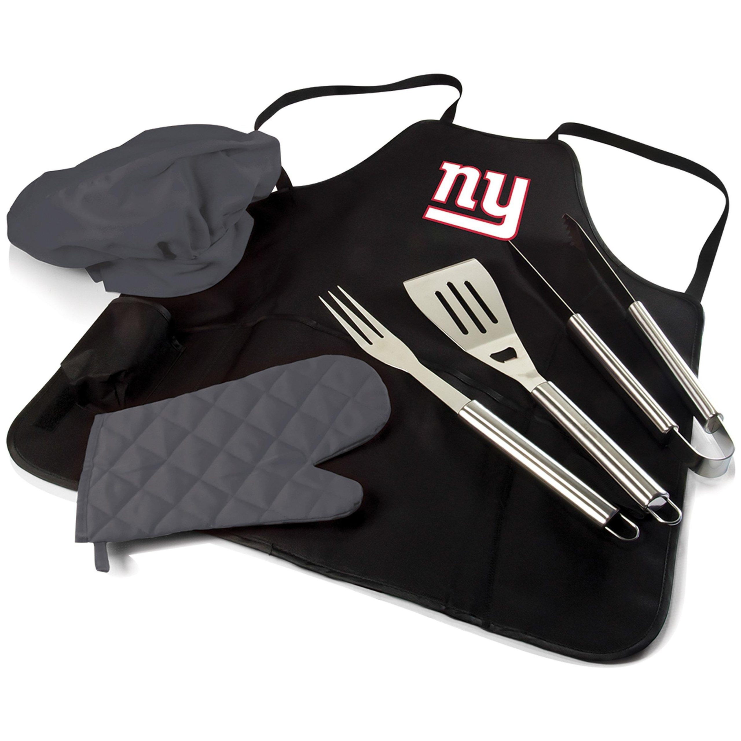 NFL New York Giants 6pc BBQ Apron Tote Grill Set